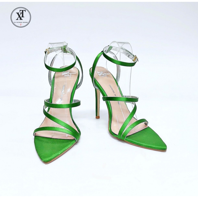 ANKLE TRAP HIGH HEEL SANDALS