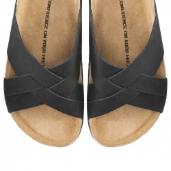 NATURAL LEATHER SANDALS 0