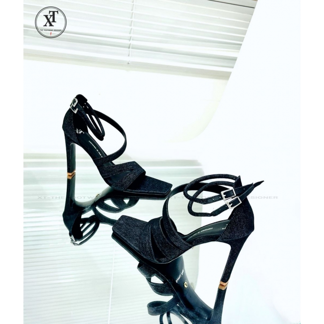 JEANS HIGH HELL SANDALS