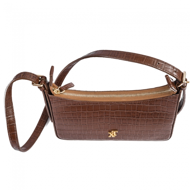 CROC ZIP BAGUATTE BAG