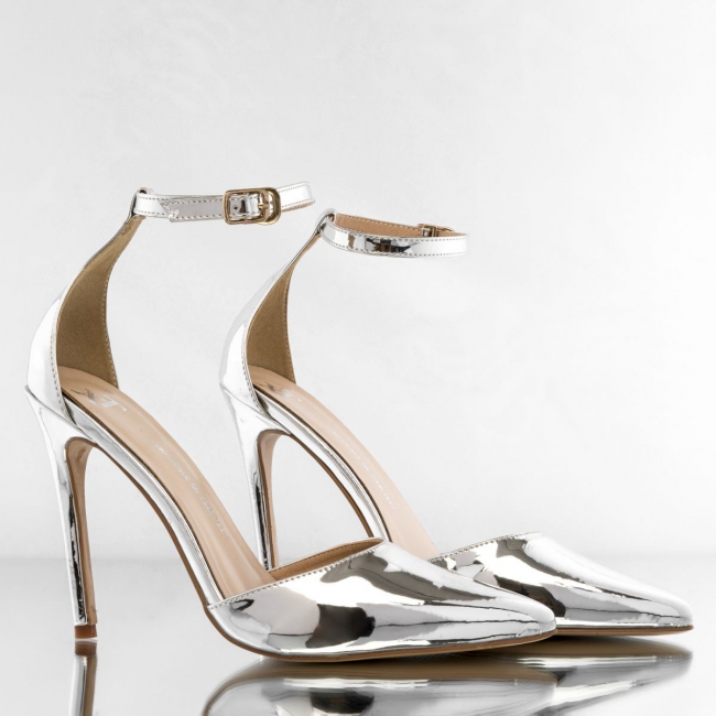 ANKLE TRAP HEEL PUMPS